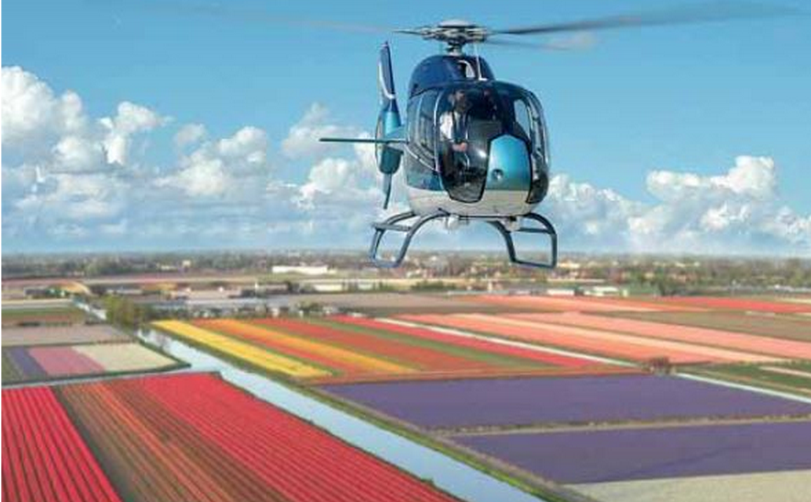 Helikoptervlucht Keukenhof