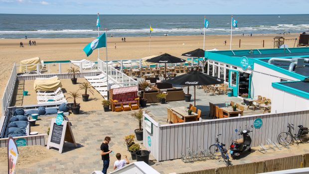 Strandpaviljoens in Zandvoort aan Zee