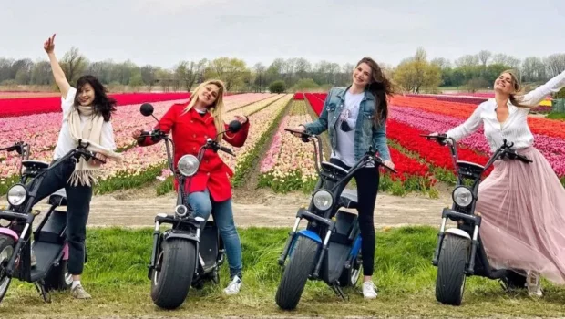 elektrische scooter tour Noordwijk